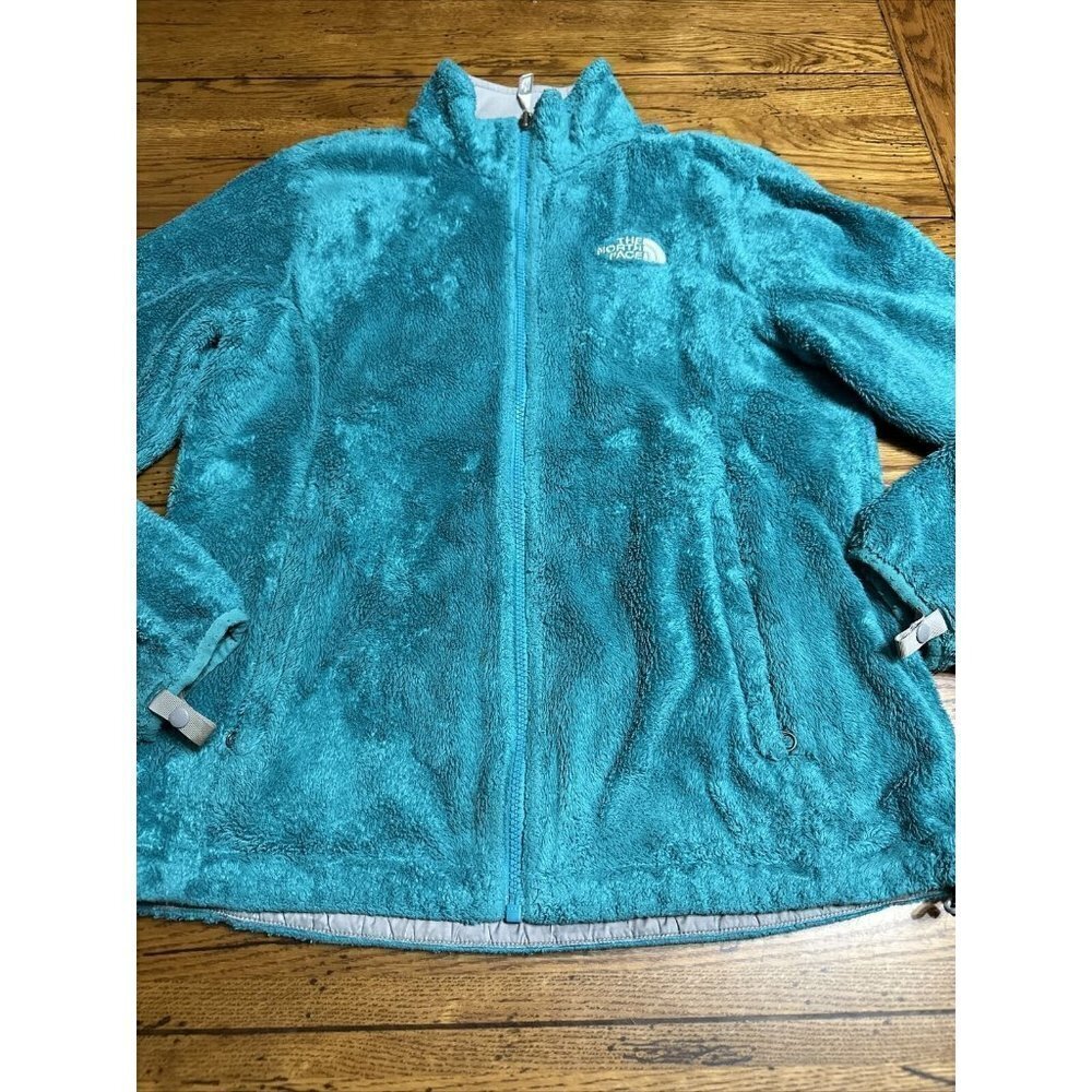 The North Face Teal Color Full Zip Fleece Jacket Women's Size S O8